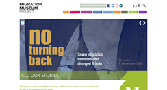 Desktop Screenshot of migrationmuseum.org