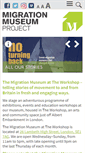Mobile Screenshot of migrationmuseum.org